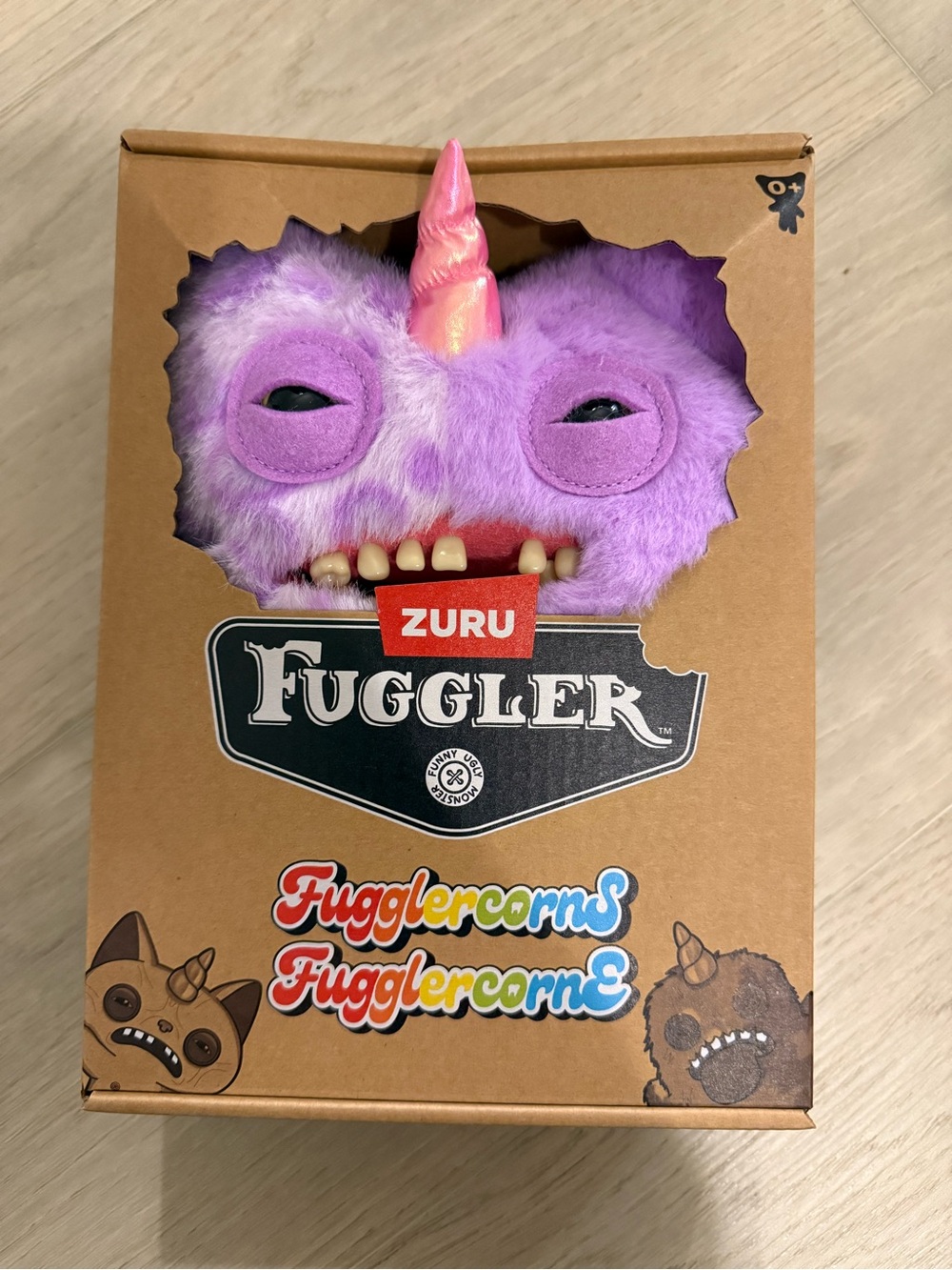 Fuggler Unicorn Plush Fugglercorns Series Plush Toy Zuru Purple Mixed Screech